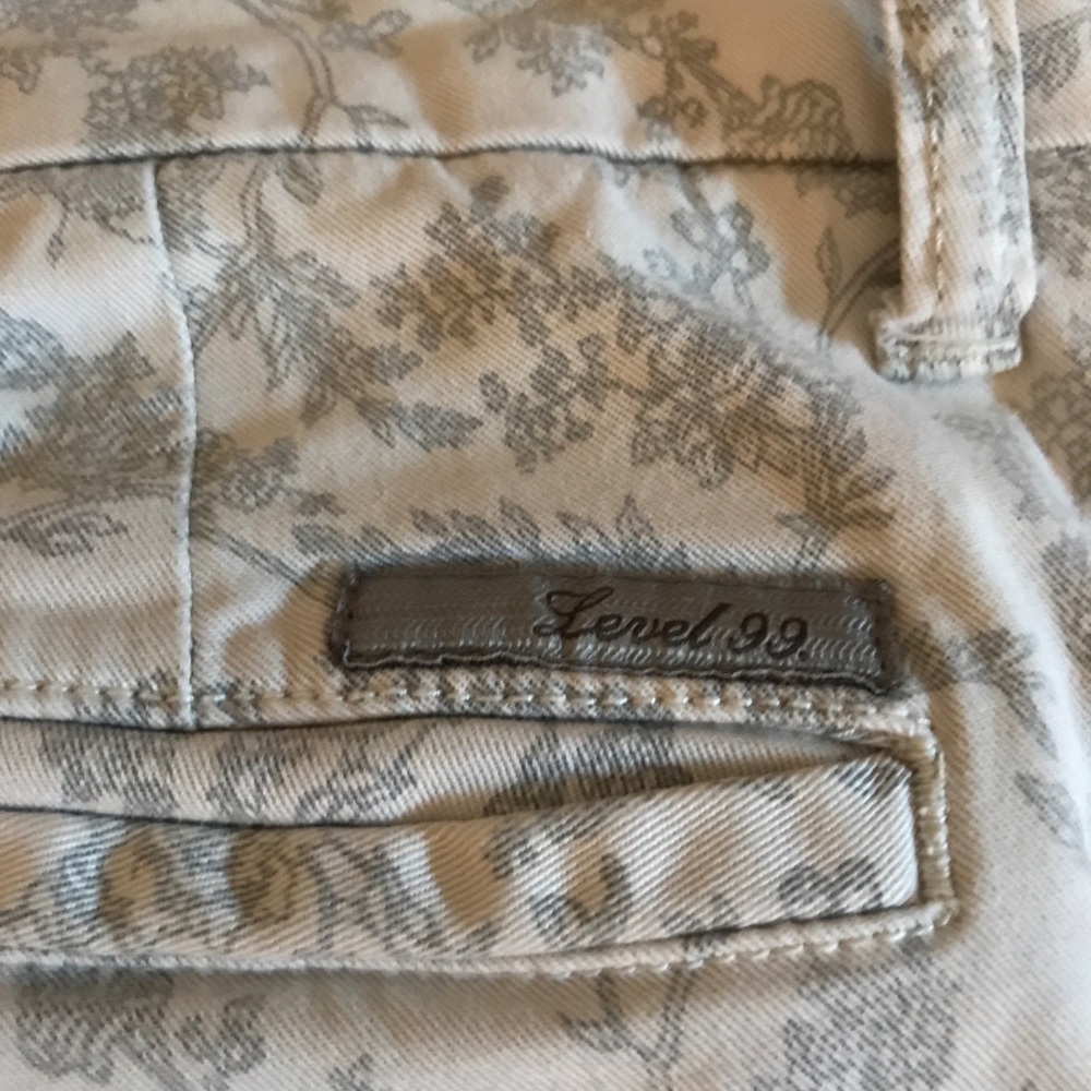 Anthropologie “Level 99” patterned jeans